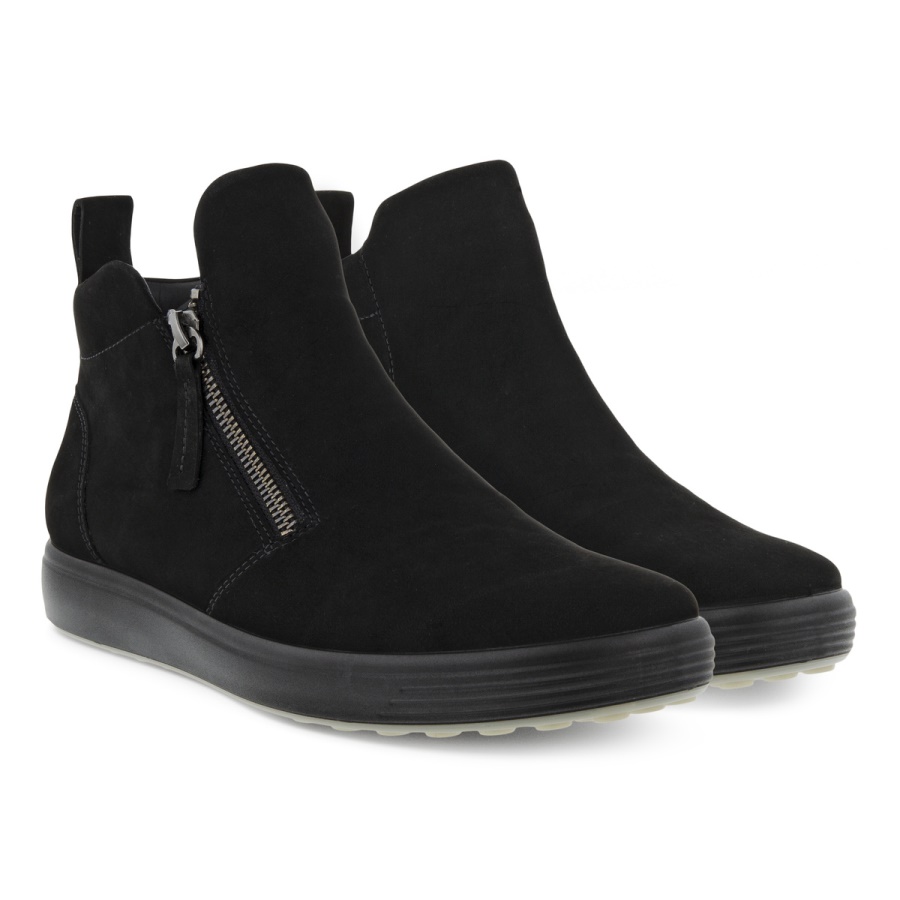 7 W SOFT Black Fashion ECCO