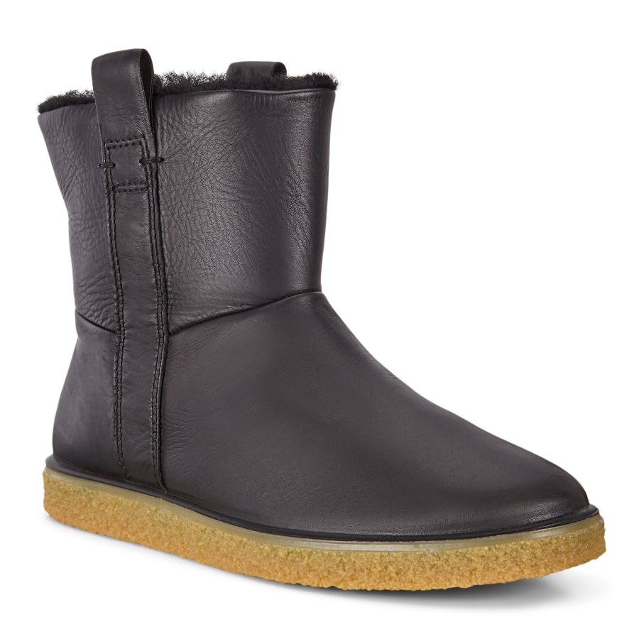 Black ECCO Crepetray Ladies