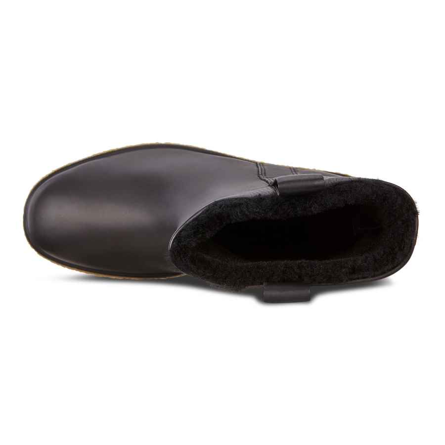 Black ECCO Crepetray Ladies