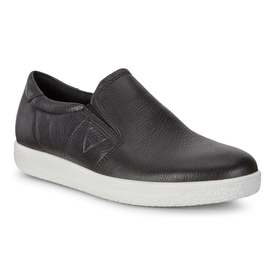 Black ECCO SOFT 1 MENS