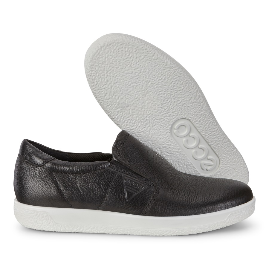 Black ECCO SOFT 1 MENS