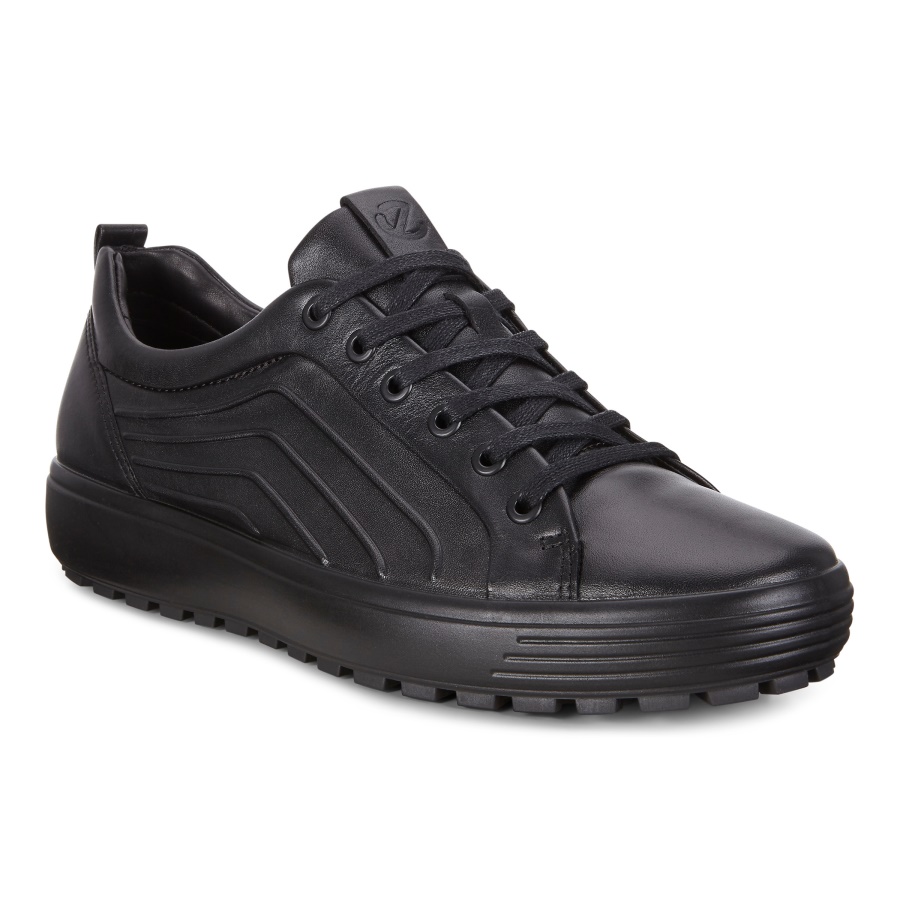 Black ECCO SOFT 7 TRED MENS