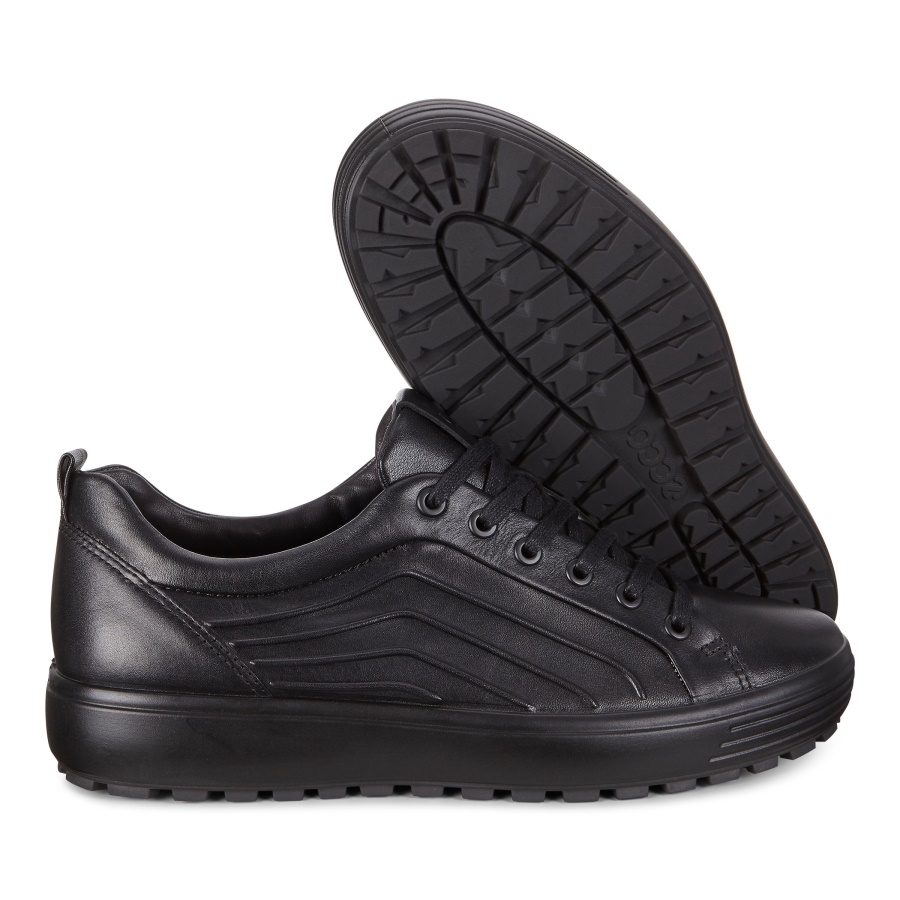 Black ECCO SOFT 7 TRED MENS