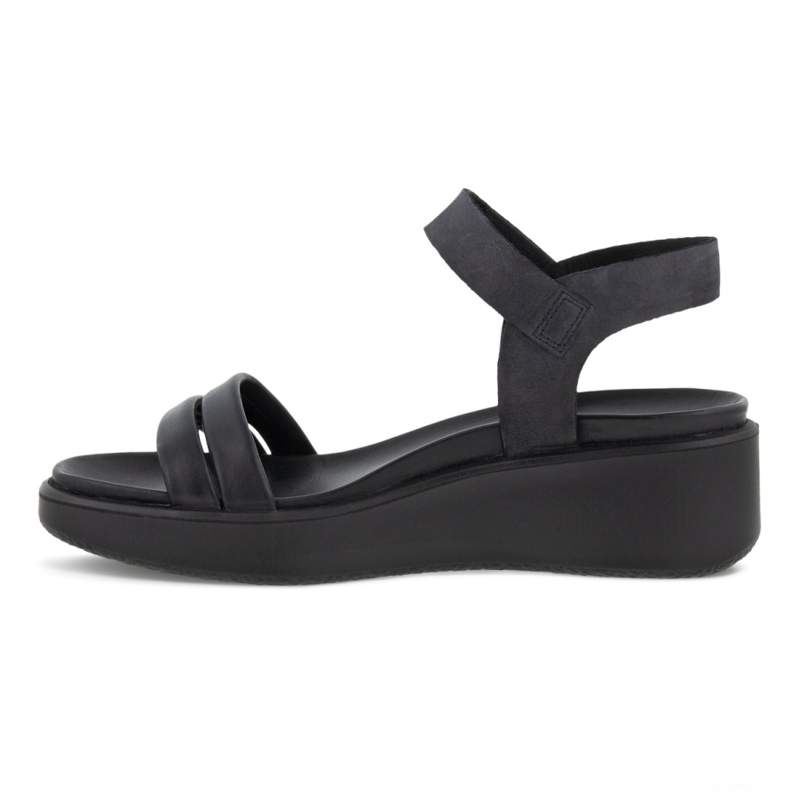 Black FLOWT WEDGE LX W ECCO