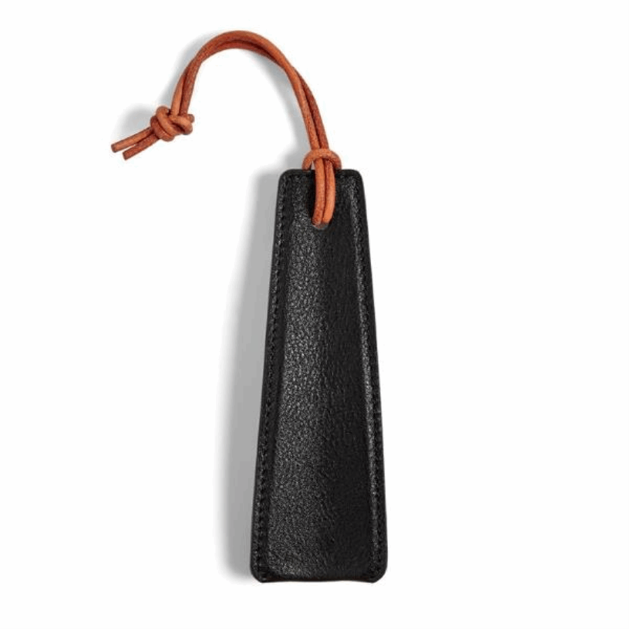 Black LEATHER SHOE HORN ECCO