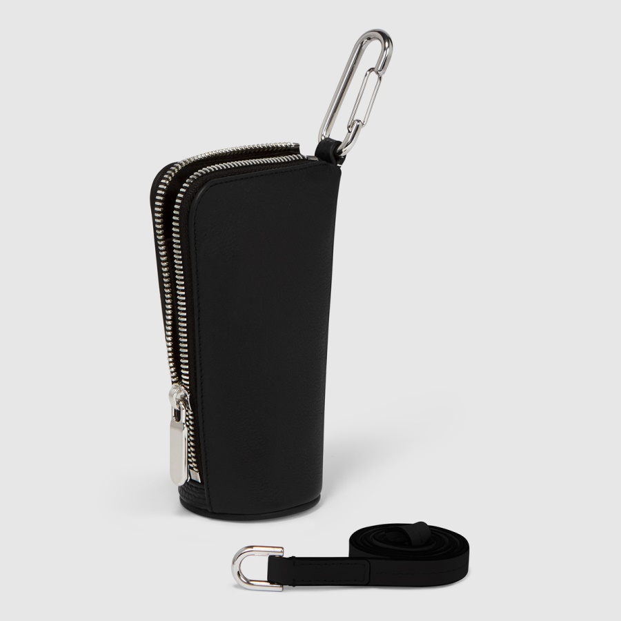 Black Textureblock Midi Pouch ECCO