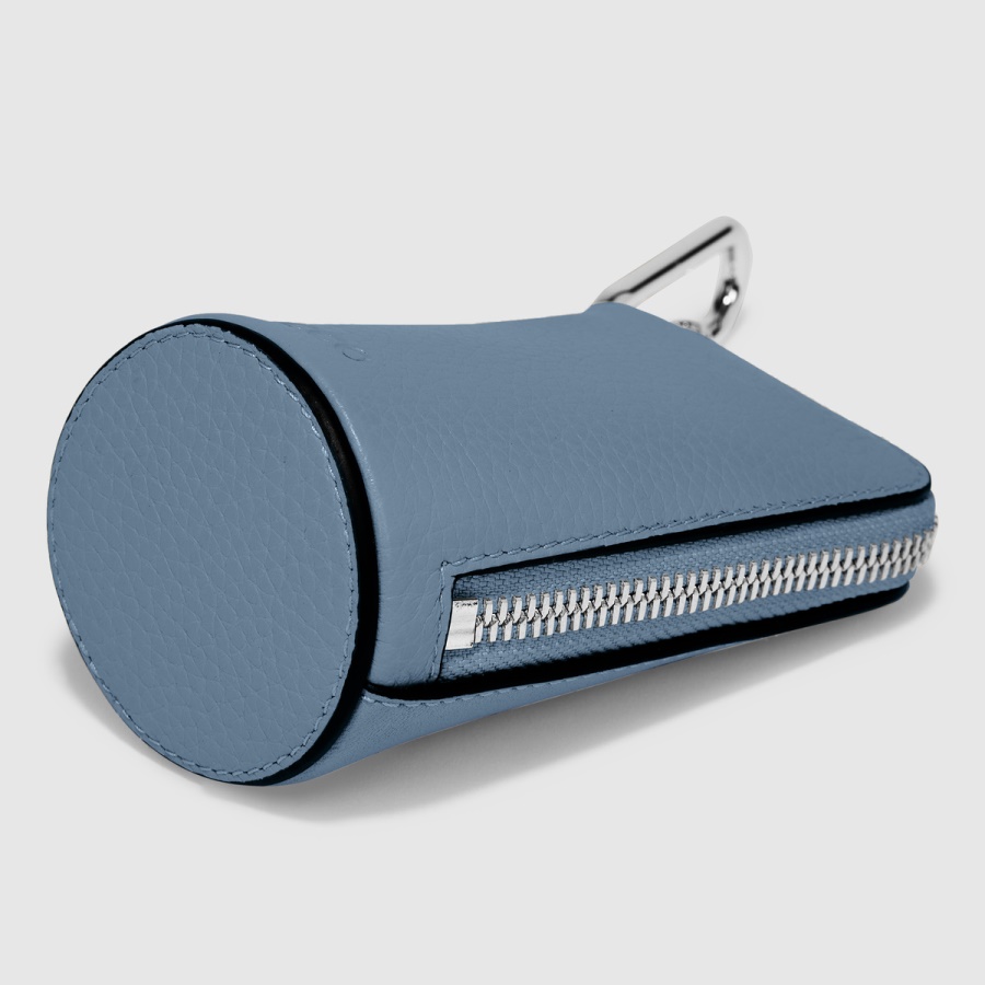 ECCO Blue Textureblock Key Pouch