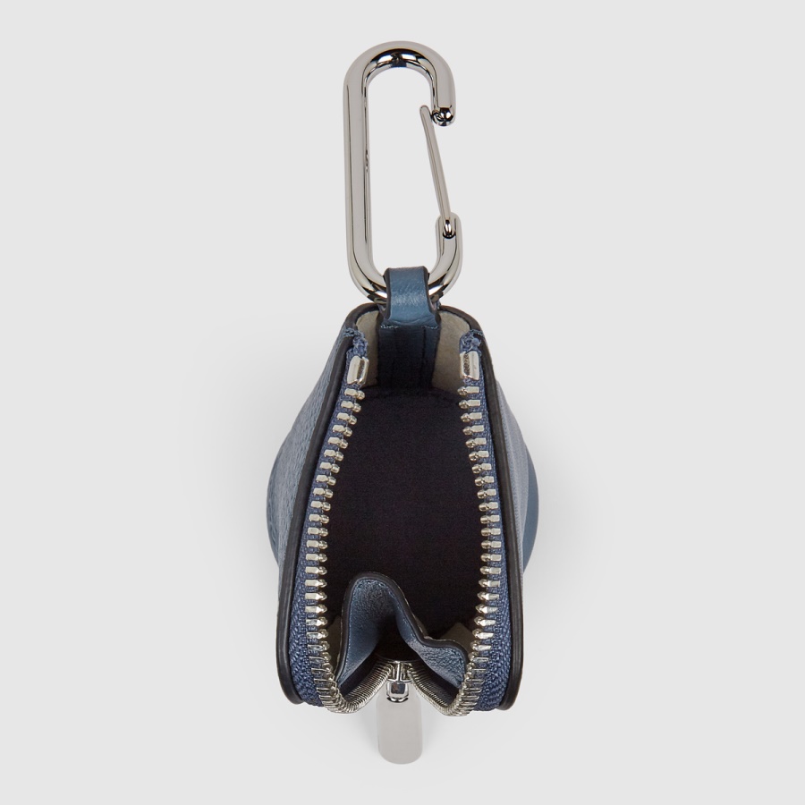 ECCO Blue Textureblock Key Pouch