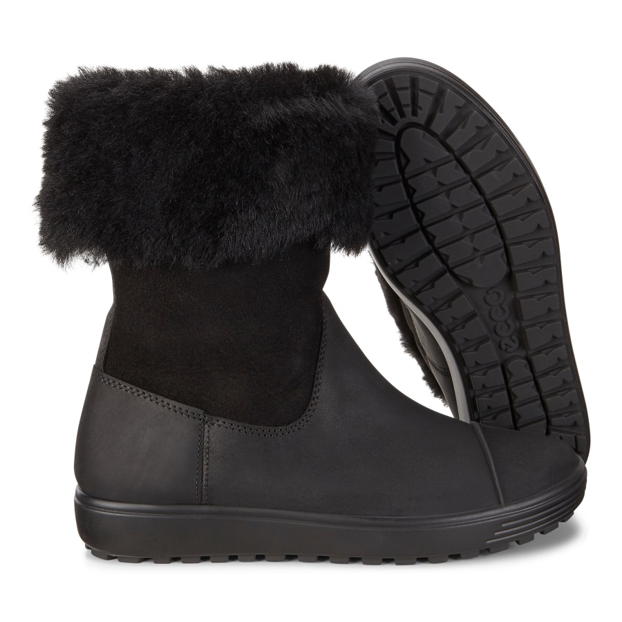 ECCO SOFT 7 Black TRED WOMENS