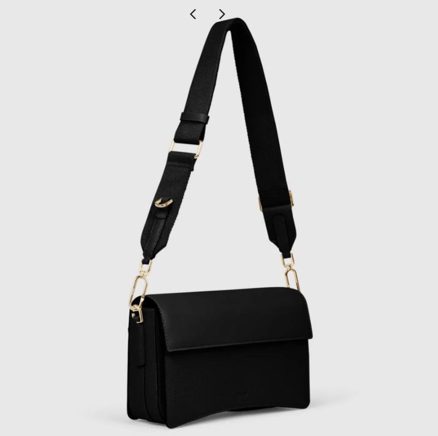 ECCO Textureblock Cassette Bag Full Size Black