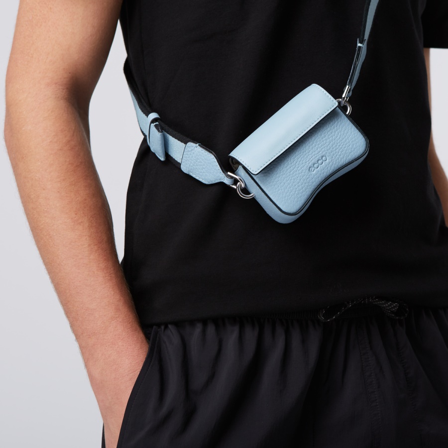 ECCO Textureblock Cassette Bag Mini Sky