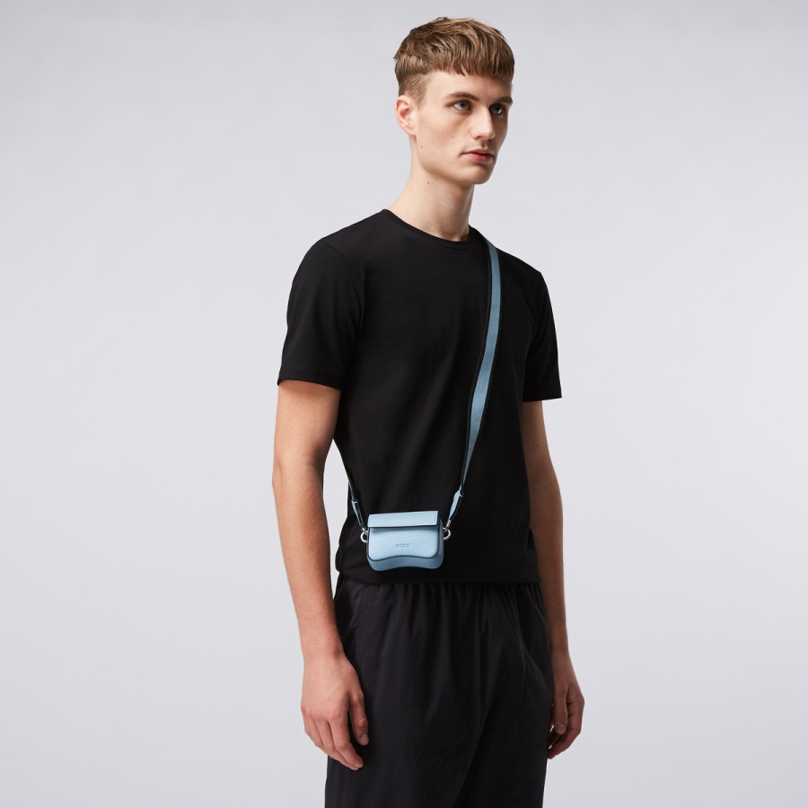 ECCO Textureblock Cassette Bag Mini Sky