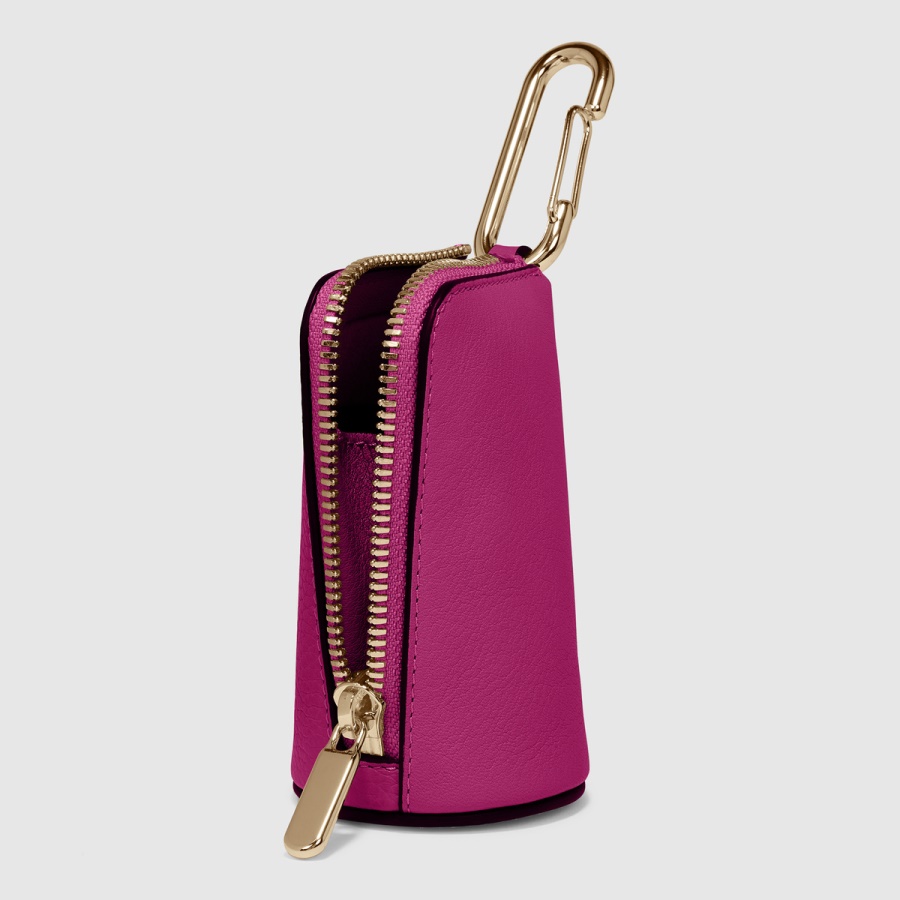Fuchsia Textureblock Key Pouch ECCO