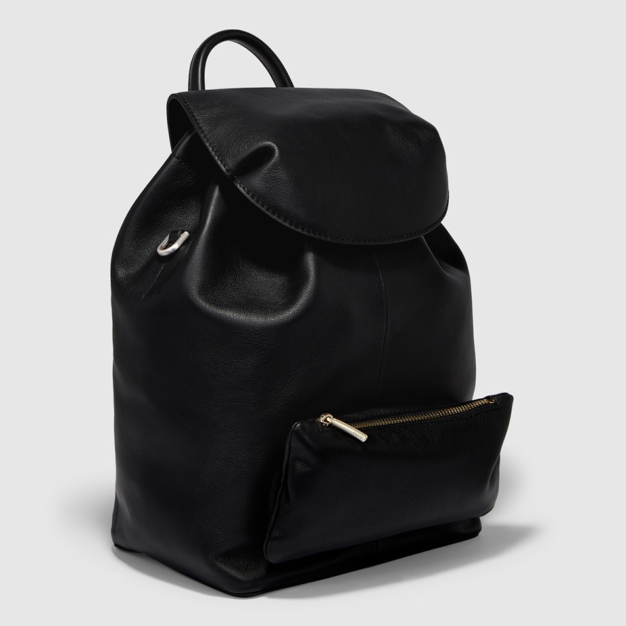 Pillow Drawstring Pack Black ECCO