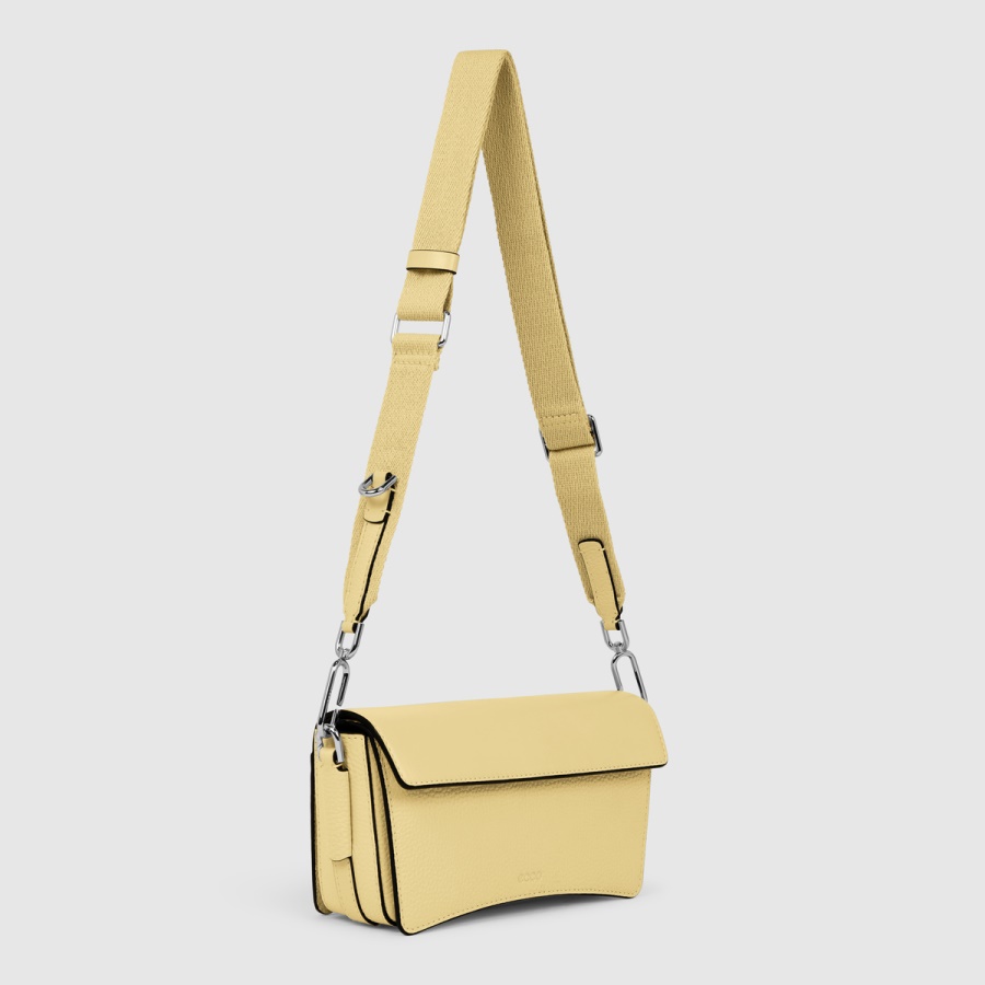 Textureblock Cassette Bag Compact Pale ECCO