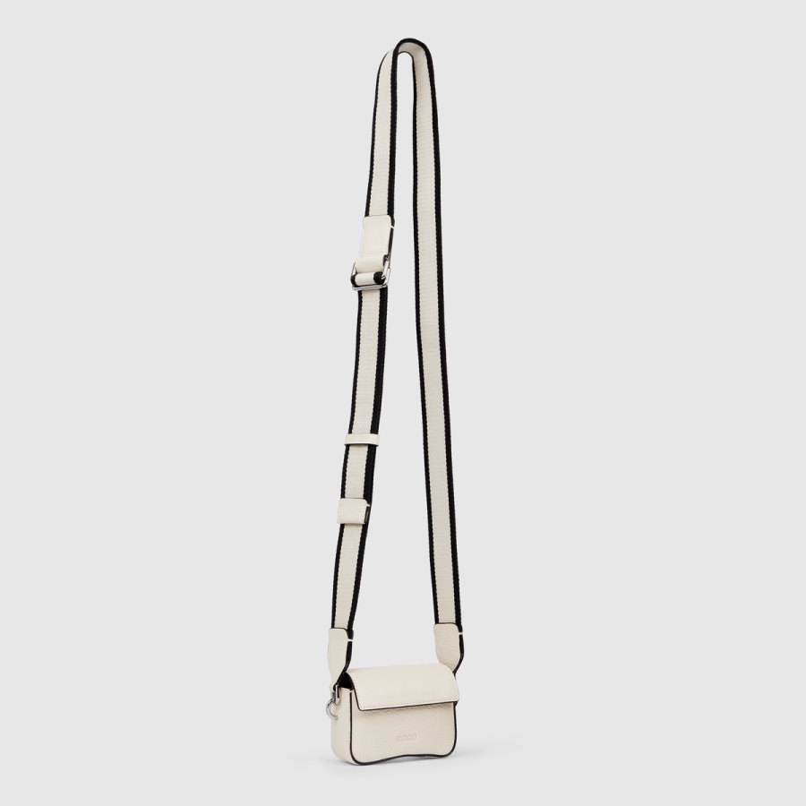 Textureblock Cassette Bag Mini ECCO Creme