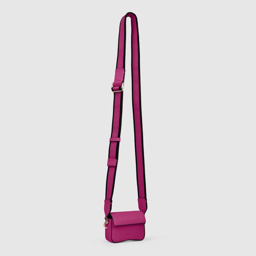Textureblock Cassette Bag Mini Fuchsia ECCO