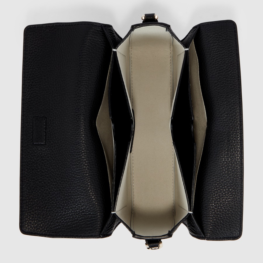 Textureblock Saddle Bag ECCO Black