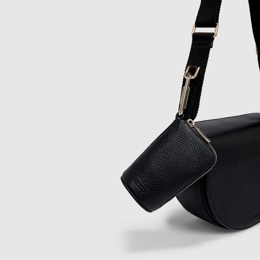Textureblock Saddle Bag ECCO Black