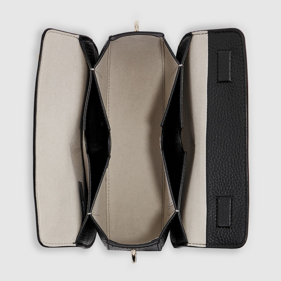 Textureblock Saddle Bag ECCO Black