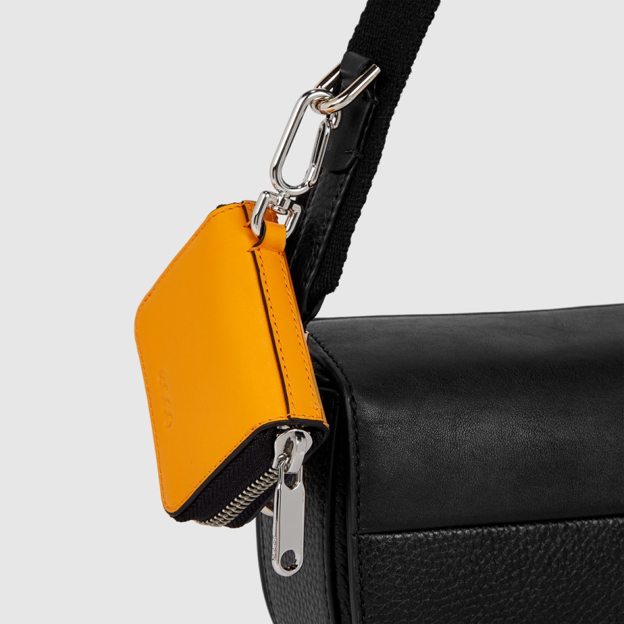 Textureblock Saddle Bag ECCO Black