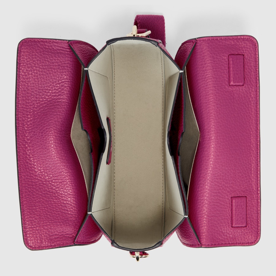 Textureblock Saddle Bag Fuchsia ECCO