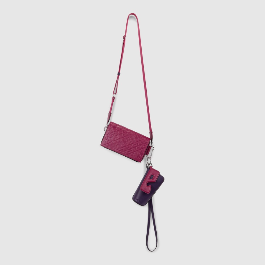 Violet E PhoneBag Stack Monogram ECCO