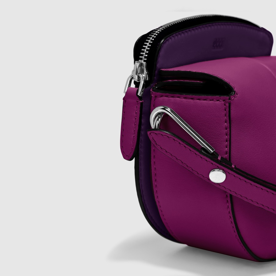 Violet ECCO E 'E -Spot' Saddle Bag